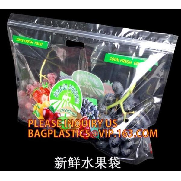 Fresh fruit bag(Cherry/Lichi/grape), Zipper Top Stand Up Bag For Cherry Dried Fruit, slider grape bag,cherry bag,fruit b