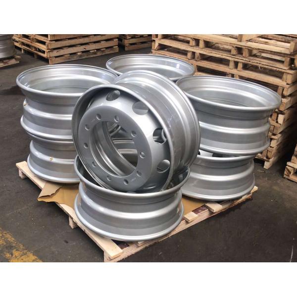 10 отверстий безламповое стальное колесо тележки 22,5 x 8,25 снабжают ободком для трейлера