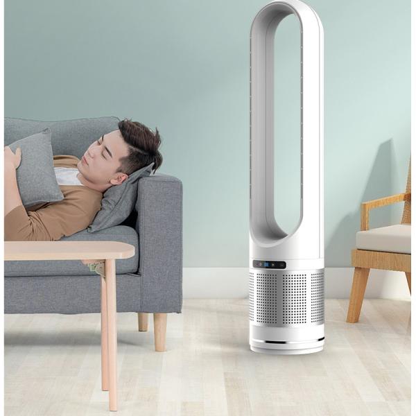 50 Inch Bladeless Fan Air Circulation Tower Fan for Safe and Intelligent Purification