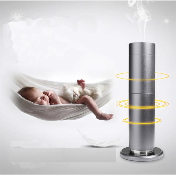 6W 12V1A 300cbm Aluminum Essential Oil Diffuser For Office