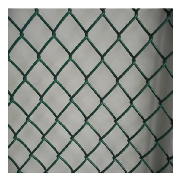 4ft Height Pvc Coated and Galvanized Link Fence for Football Field 2-4mm Wire Diameter