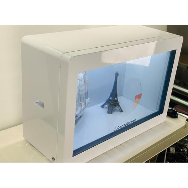 19in Transparent LCD Video Showcase 20W For Watch Stores