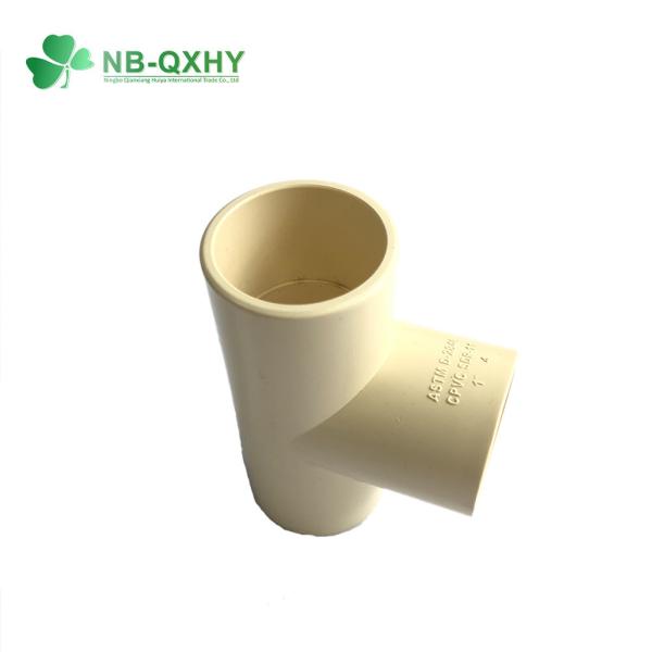 NB-QXHY Adaptador masculino CPVC lateral de 90°Tee para instalação de tubos CPVC ASTM 2846