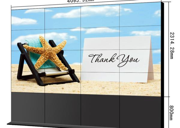 4k Indoor LED Video Wall 6.7mm 700 Nits Brightness 46 Inch With Ultra-Narrow Bezel