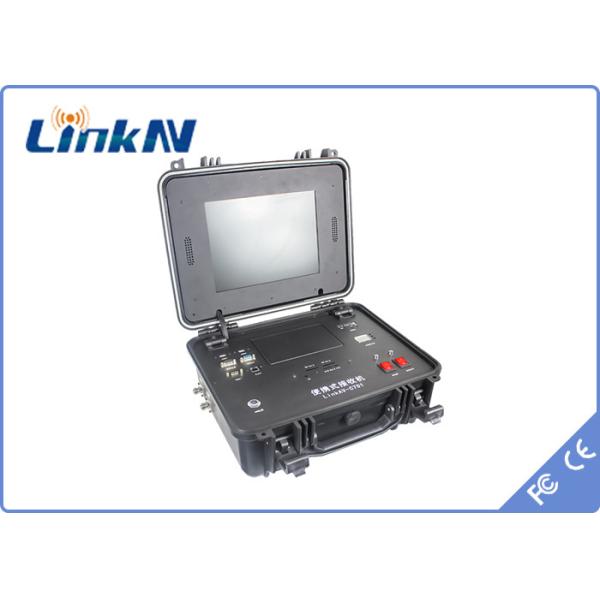 Батарея использующий энергию прием разнообразия 4G приемника IP65 портативная COFDM видео- & WiFi в случае пеликана