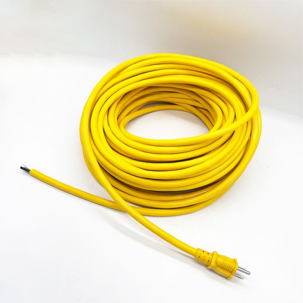 10A/13A/15A 125V USA Extension Cord with Luminous Plug 3 Prong Grounded 5-15P 5-15R Power Cable for Home Office SJTW Wire Type