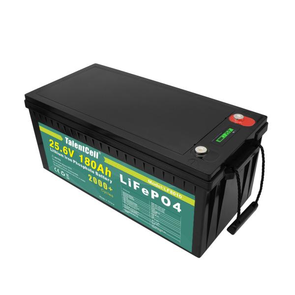 12v 24v 48v 200Ah 300Ah Lifepo4 Rechargeable Battery Pack 25.6V 180Ah