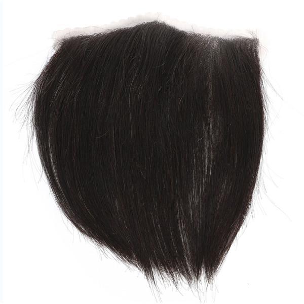Natural Color Men's Toupee with Custom Slicked Back Style 100% Human Hair Lace Topper