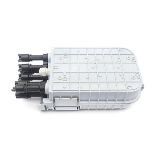 Caixa de distribuição de fibra óptica FTTH exterior 8F com adaptador TYCO na rede FTTH