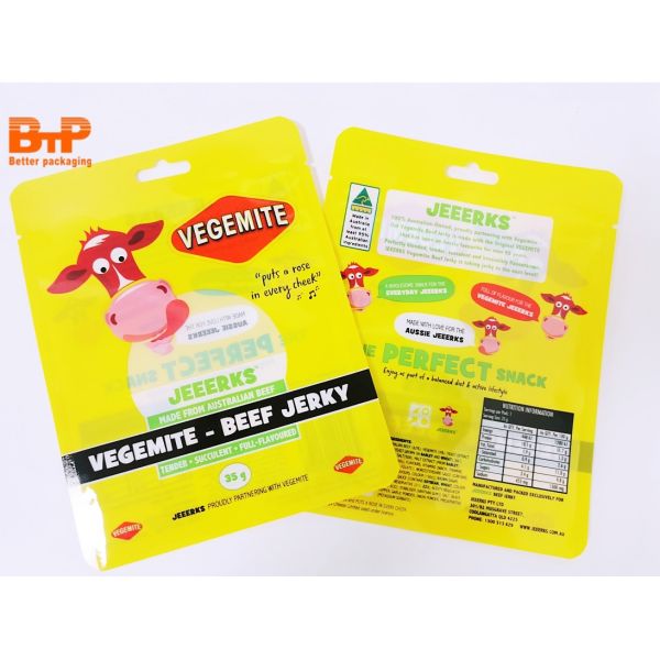 Customized Design PET PE Recyclable Packaging Bags Digital Printer MOQ 1pcs Smell Proof Mylar Food Package Pouch Logo Printing Option