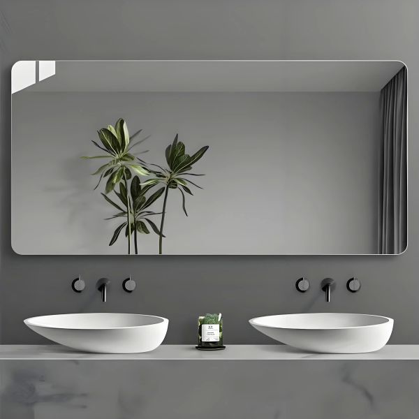 Luxury Colorful Mirror Glass Sheet Modern Stylish Bathroom Mirror Panel