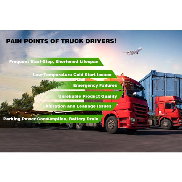 IP67 Waterproof 25.6V 280Ah Lithium Truck Battery for Starting and Parking Air Conditioner Lifepo4 Batteries Rechargeable