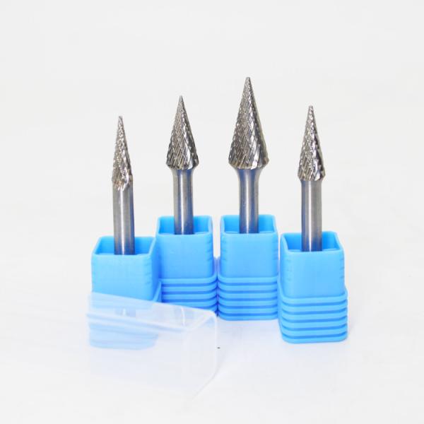 6mm Total Length Tungsten Carbide Bur Bits 3/8 Shank Diameter for Precise Detailing