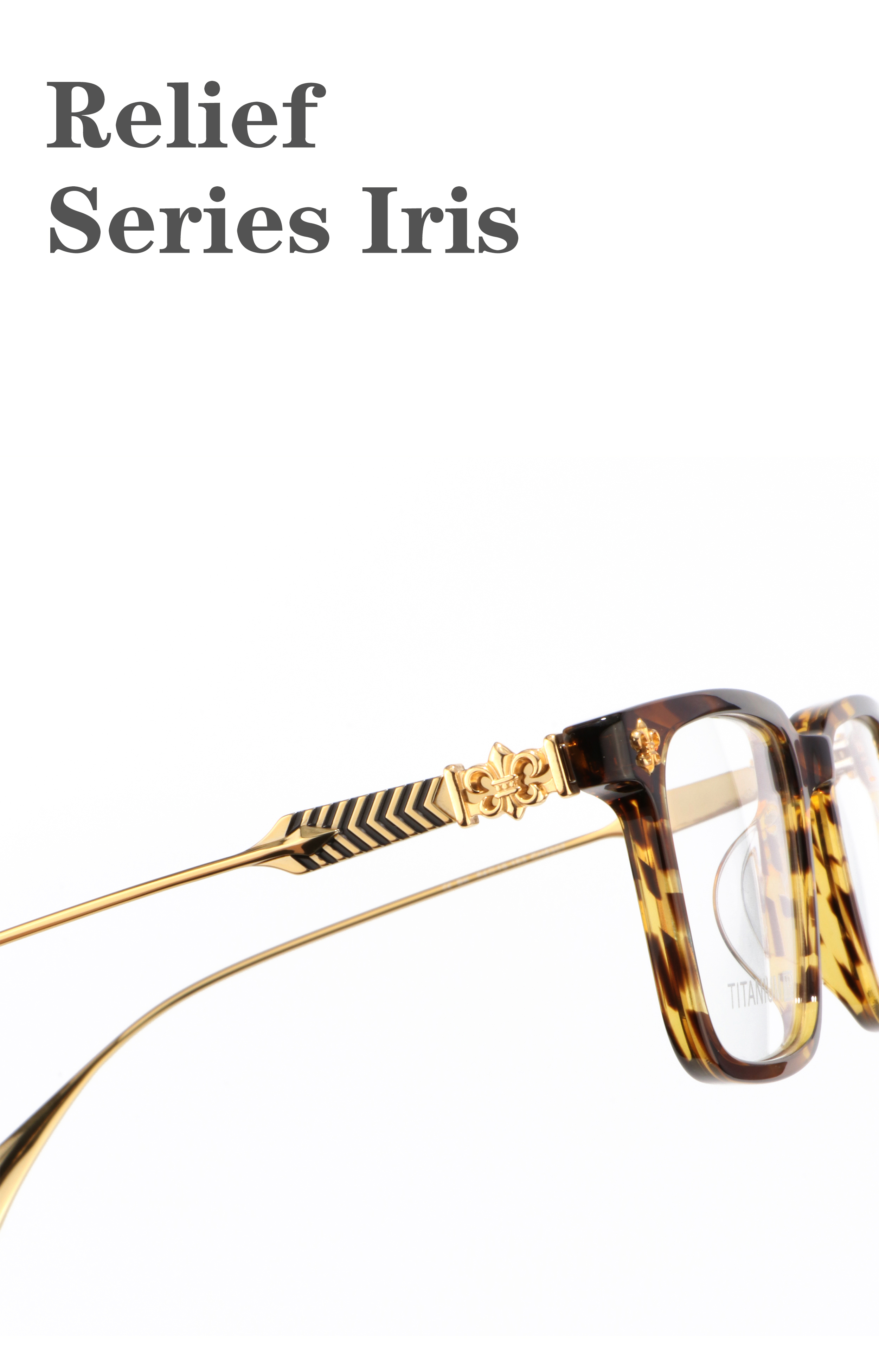 CHARMLIBRARY Model 8307 Marble Print Mixed White Red Tortoiseshell Titanium Acetate Ultra Light Durable Unisex Wear Glasses