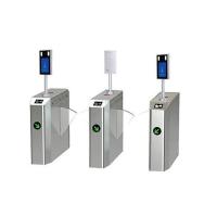 Subway Station Flap Turnstile Gate DC 24V Brushless Motor Bar Code Reader