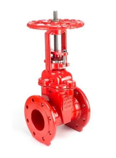 Válvula de porta personalizada de tamanho 2,5 de caudal ascendente tipo flange para GB DIN ANSI GOST Standard