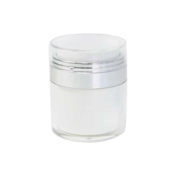50g Cylinder Shape Replaceable Liner Cream Container Acrylic Material Airless Bottle
