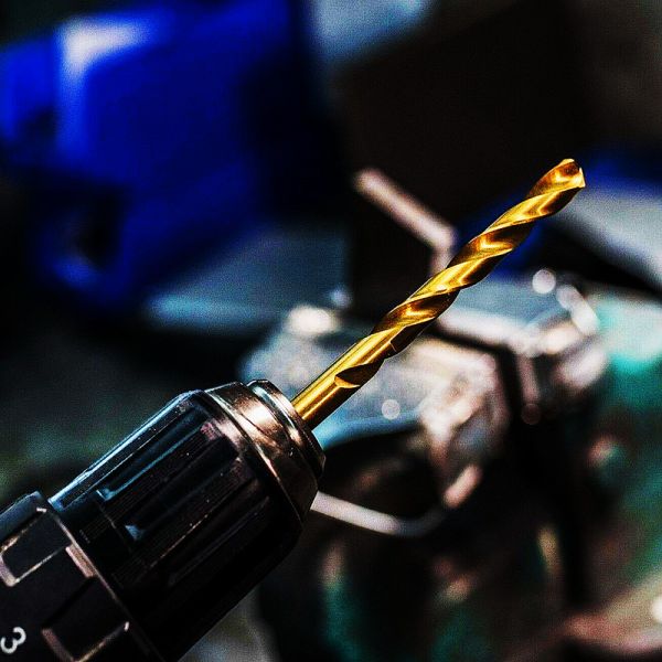Titanium Coated HSS P6M5 M2 Twist Drill Bits for Metal Drilling