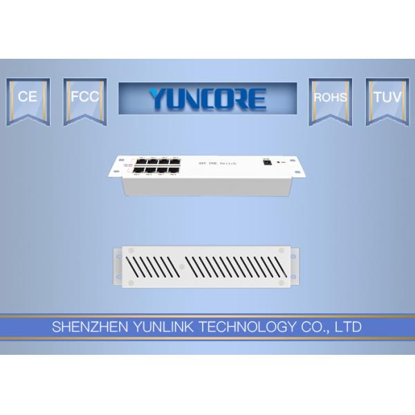 Compatible 8 Port Network Distribution Box 10 / 100M IEEE802.3 AF PoE Switch