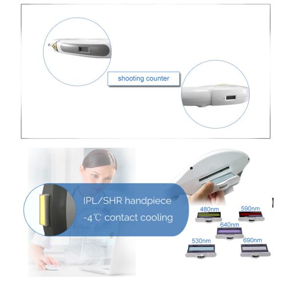 Q переключил машину IPL SHR косметологии Rf