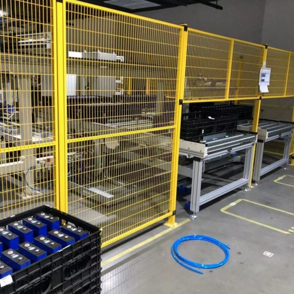 Factory Warehouse Machine Guarding Safety Fence Galvanized Powder Coated
