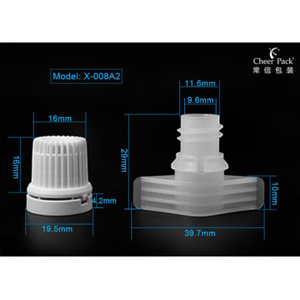 Анти- крышки Spout бутылки 9.6mm мешка похищения пластиковые