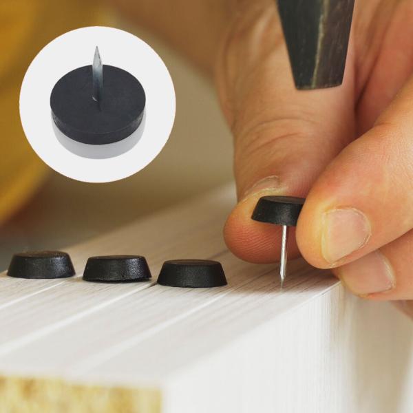 Durable Easy Installation Plastic Furniture Glide Furniture Nail Glides