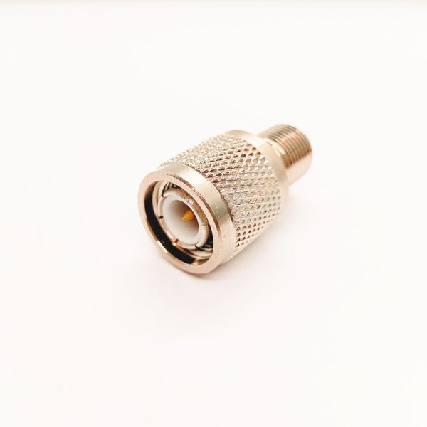 DC-3GHz RF Adapter with 50Ω Impedance and Low VSWR ≤1.2 for TNC Male to F Female Coaxial Connector