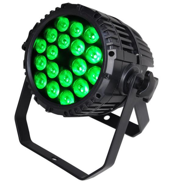 Free shipping UL 18x15W 5in1 RGBAW DMX Standing Outdoor Spotlight