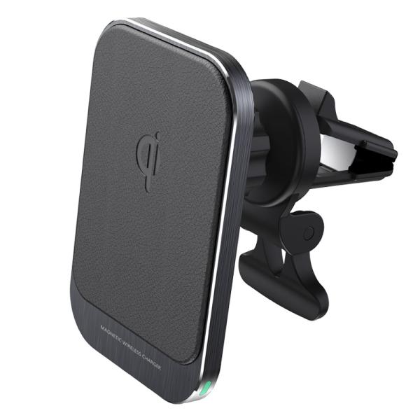 7.5W Qi Wireless Magsafe Charger 5V PU Leather For Iphone 12 Pro Max