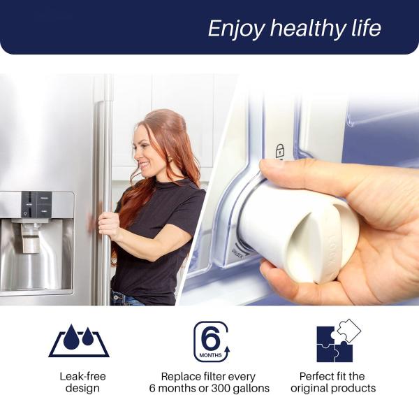 NSF42/NSF53 Certificado G E XWFE Frigorífico Filtro de Água WR17X30702 Purificador de Ozono