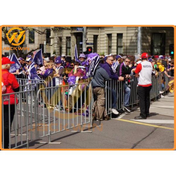 Waterproof Temporary Construction Fence Galvanized Welded Wire Panels With Plastic Base