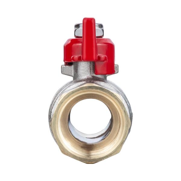 DN15~25 Butterfly Brass Water Tap Ball Valve MXF Thread Connected