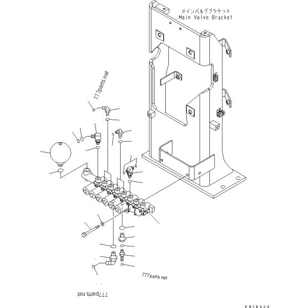 Клапан соленоида экскаватора запасных частей PC200-7 20Y-60-31212 20Y-60-31211 строительной техники