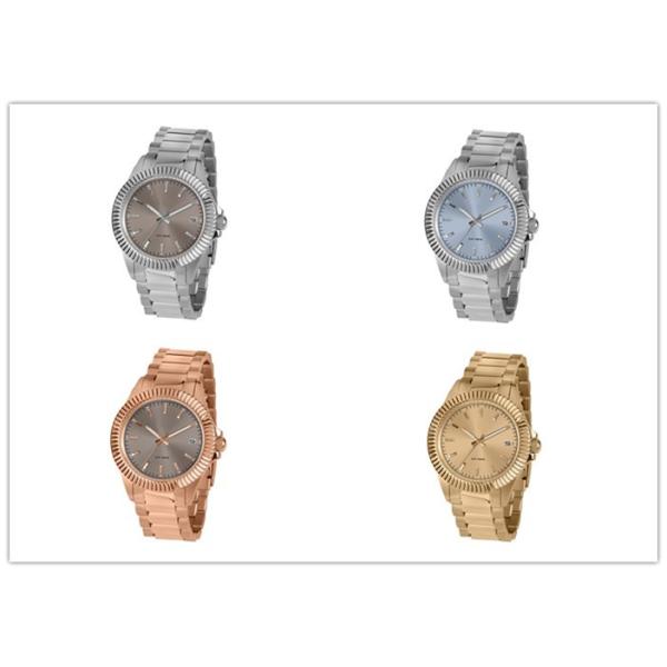 Men Quartz Stainless Steel Watch 100m Water Resistant Solid Band Timepieces