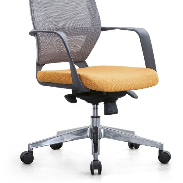 Cadeira de escritório compacta e não deformável de montagem fácil Design ergonômico