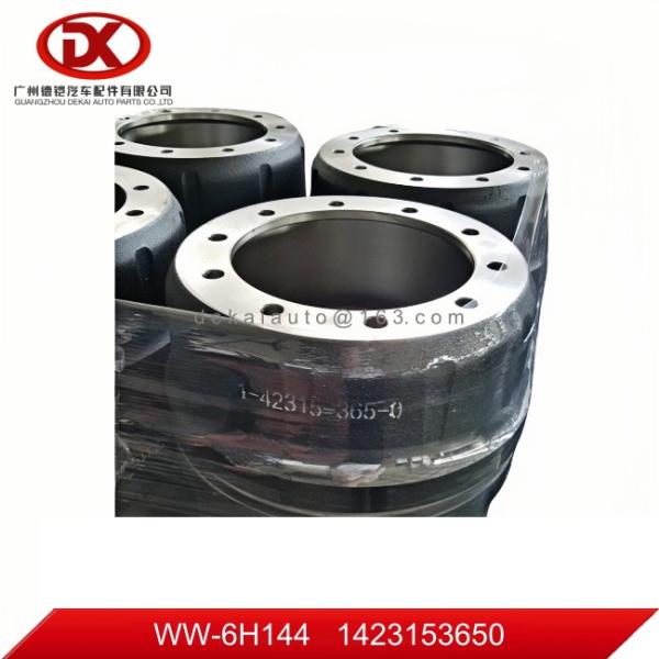 1423153650 1 42315365 0 Front Brake Drum Isuzu Truck Parts Brake Drum