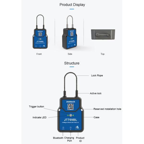 навигация Padlock безопасностью замка 3.7V 4500mAh GPS умная отслеживая управление