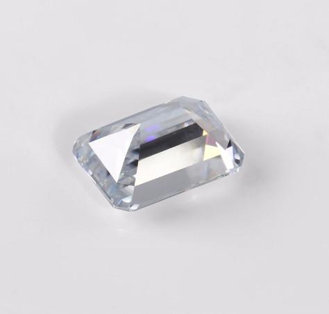 3.55CT Emerald Cut Fancy Cut Loose Moissanite DEF Color Super White VVS1 10x8MM