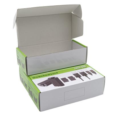 White Corrugated Mailer Boxes Recyclable Packaging Corrugated Box For Electronic Devices