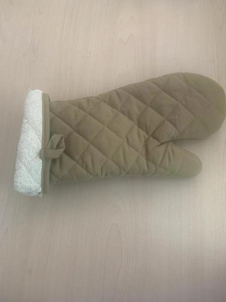 Custom Design Soft Heat Resistant Cotton Oven Glove Oven Mitt