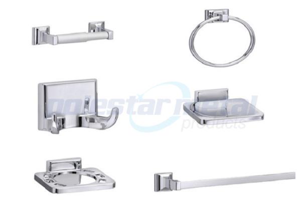 Satin Chrome Bathroom Hardware Collections Polished Chrome 24 Inch Towel Bar