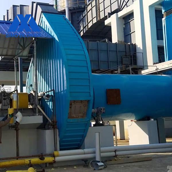 fã de esboço 160kw induzido para o centrifugador industrial do coletor de poeira