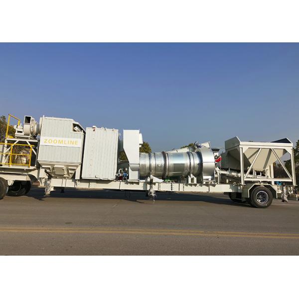 Full Movement Mobile Batching Plant Asphalt Mixing Equipment CE Approved