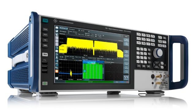 R&S FSV3000 Сигнал и спектр анализатора для аналогового / цифрового анализа сигнала / 5G N