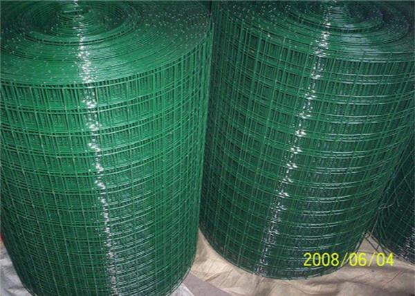 o vinil de 14mm 50*100mm revestido soldou o fio Mesh Green