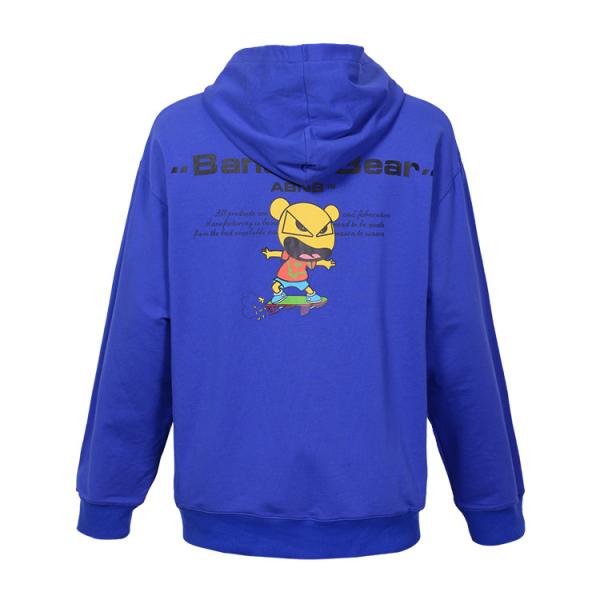 Blue Color Hip Hop Fashion Hoodies Flat Knitted Technics Single Gross Weight 0.4 Kg
