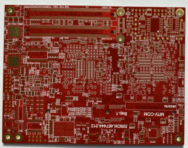 Placa do circuito integrado do PWB do controle de uma impedância de 50 ohms tamanho mínimo do furo de 0,15 milímetros
