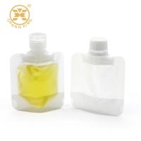 50ml bloqueiam o saco líquido de Jelly Clear Resealable Plastic Bags 8.6mm com empacotamento do bico