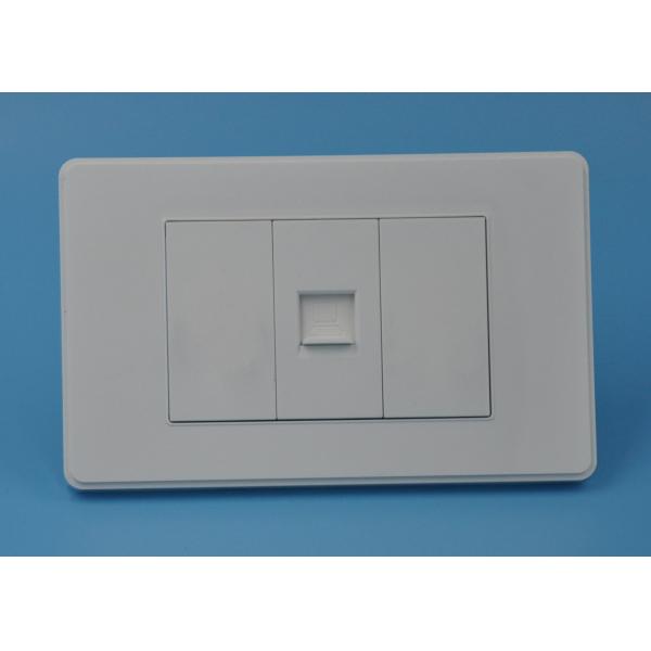 Universal Internet Ethernet Wall Socket , Household Telephone Wall Socket